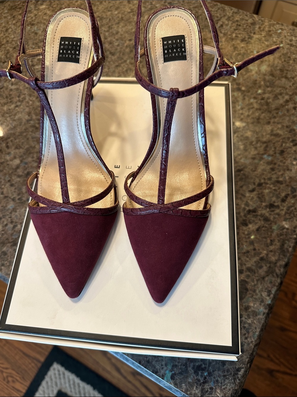 White House Black Market Holly Port Women's Heels in Black